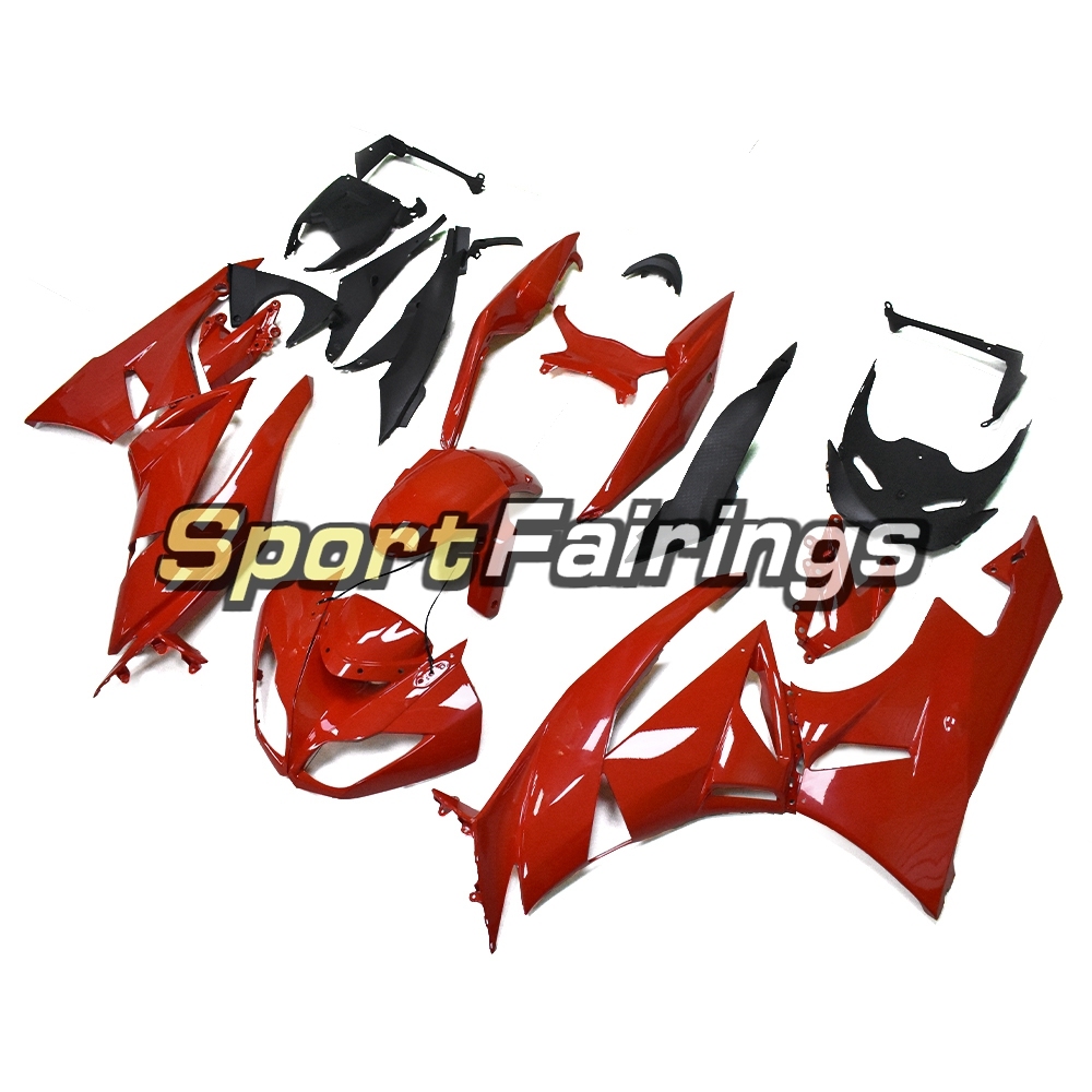Full Fairing Kit Fit For Kawasaki ZX-6R 2009 - 2010 - Glossy Pure Red