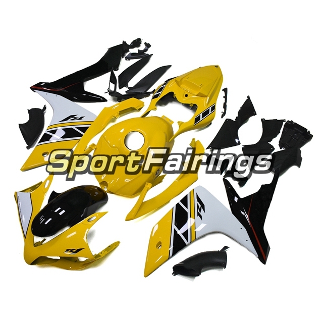 Fairing Kit Fit For Yamaha YZF R1 2007 2008 - Yellow Black