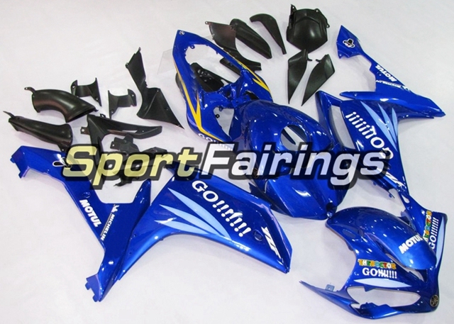 Fairing Kit Fit For Yamaha YZF R1 2007 2008 -Yellow Blue GO!!!