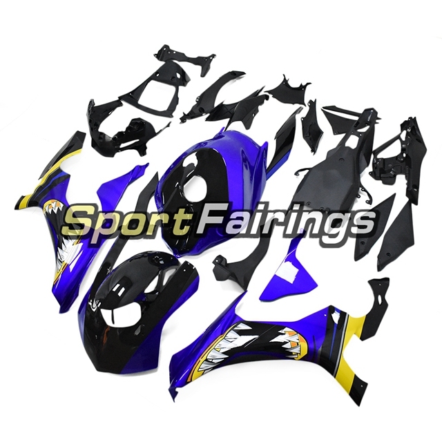 Fairing Kit Fit For Yamaha YZF R1 2015 2016 -Shark Attack Blue Black