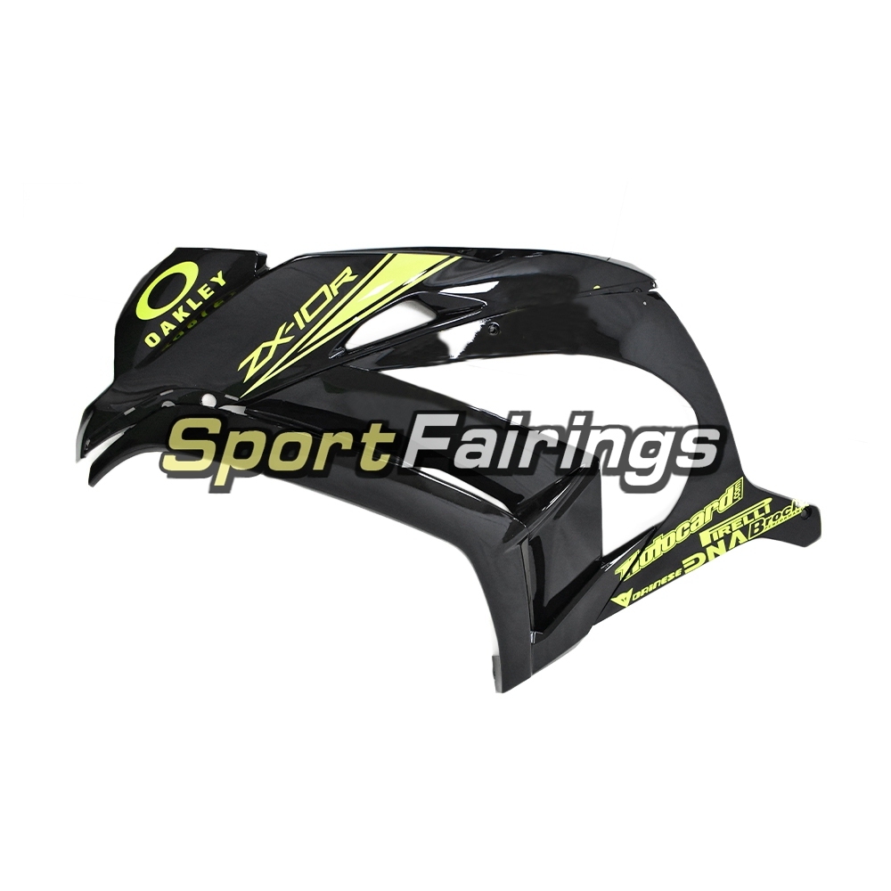 Full Fairing Kit Fit For Kawasaki ZX10R 2016 - 2020 - Black Fluorescent Yellow
