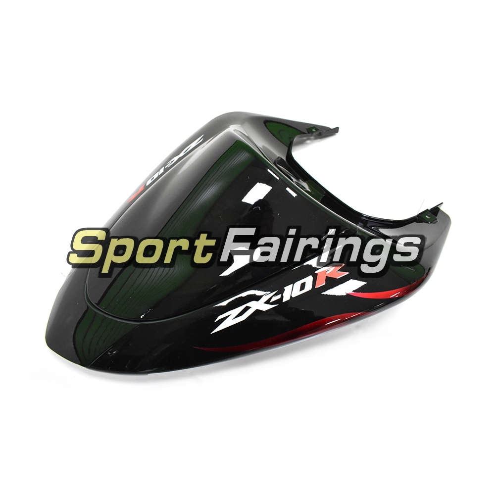 Full Fairing Kit Fit For Kawasaki ZX10R 2006 - 2007 - Black With Red Flames