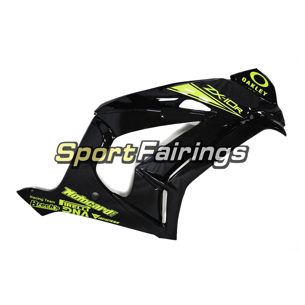 Full Fairing Kit Fit For Kawasaki ZX10R 2016 - 2020 - Black Fluorescent Yellow