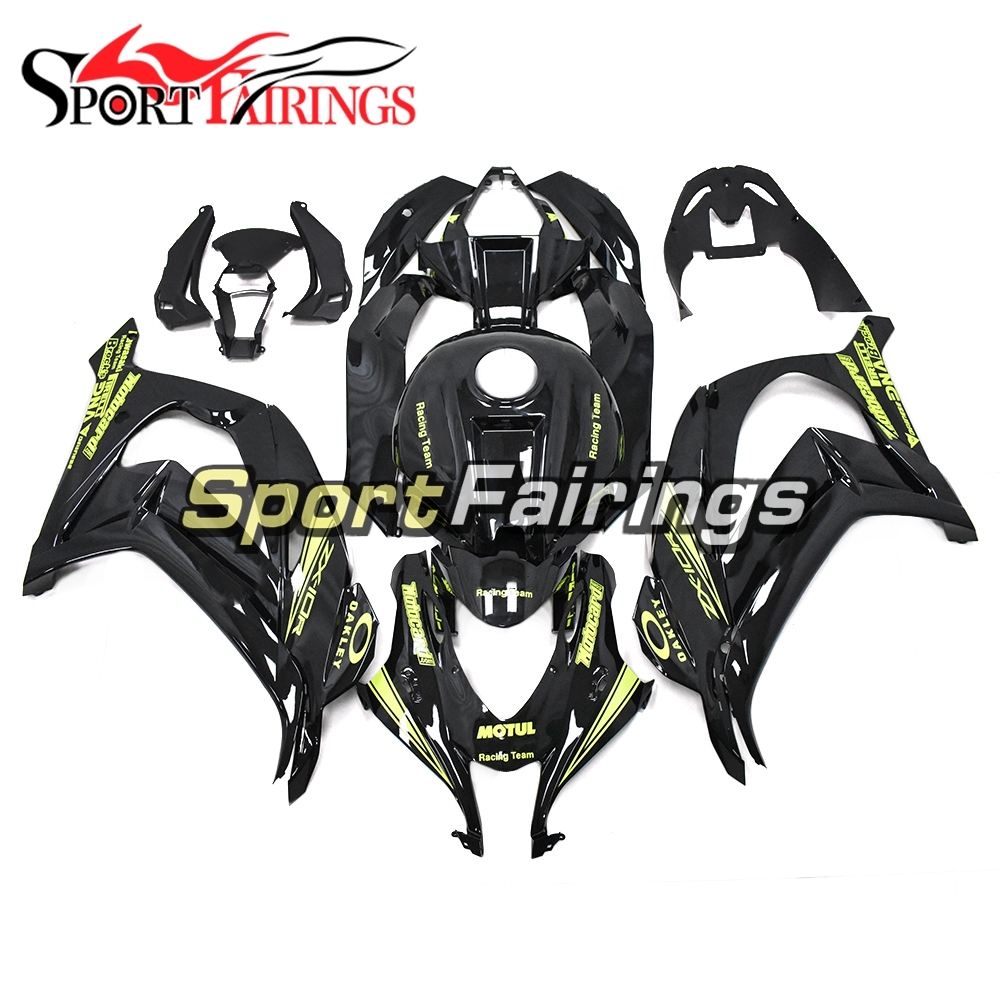 Full Fairing Kit Fit For Kawasaki ZX10R 2016 - 2020 - Black Fluorescent Yellow