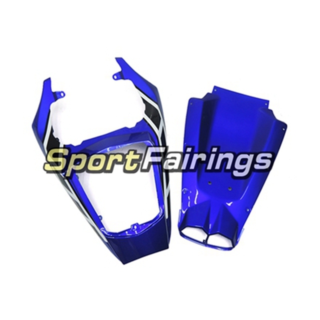 Fairing Kit Fit For Yamaha YZF R6 2005 - White Blue and Black Lowers