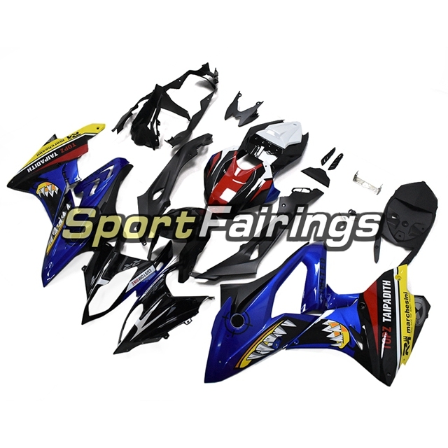 Fairing Kit Fit For BMW S1000RR 2017 2018 - Shark Attack Blue Red and Black