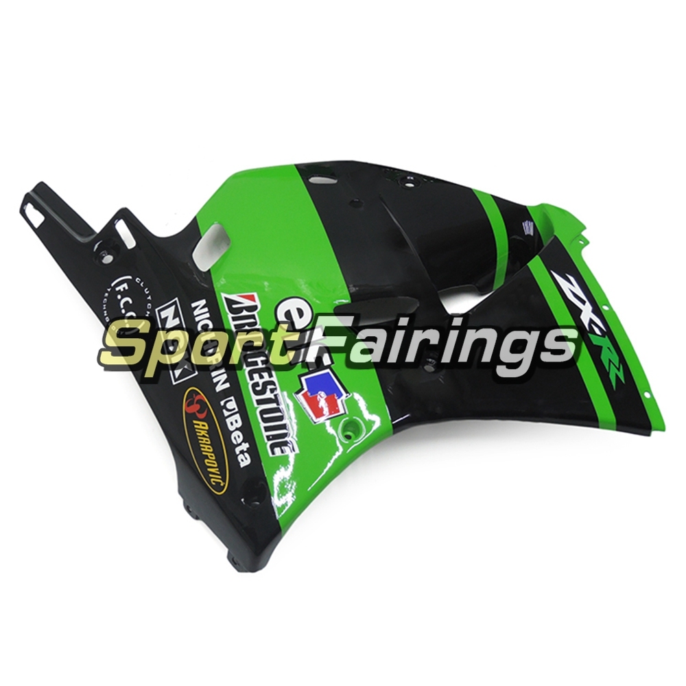 Full Fairing Kit Fit For Kawasaki ZXR250 1991 - 1997 - Green Black elf