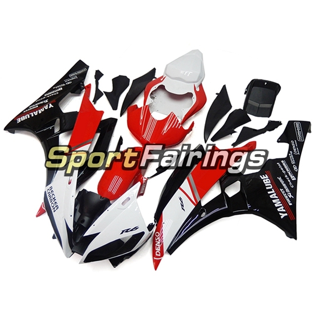 Fairing Kit Fit For Yamaha YZF R6 2006 2007 - Deep Red Black