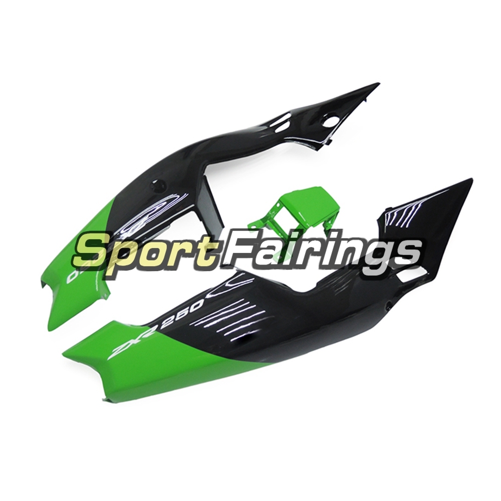 Full Fairing Kit Fit For Kawasaki ZXR250 1991 - 1997 - Green Black elf