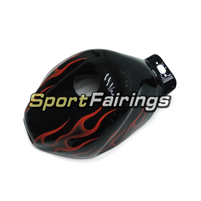 Fairing Kit Fit For Yamaha YZF600R Thundercat 1997 - 2007 - Black and Orange Flames