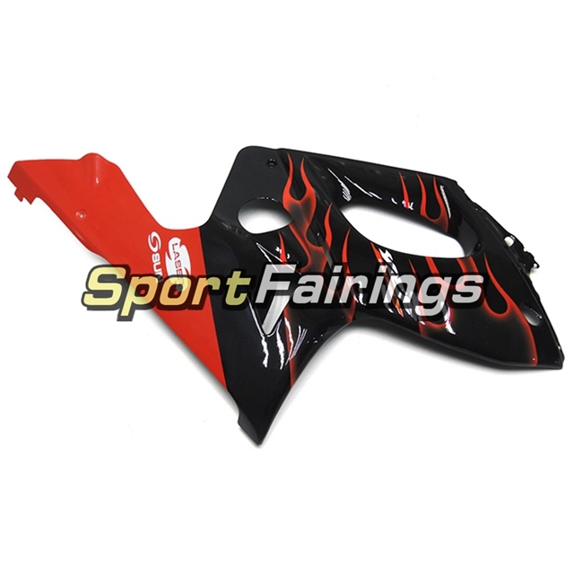 Fairing Kit Fit For Yamaha YZF600R Thundercat 1997 - 2007 - Black and Orange Flames