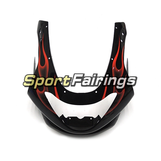 Fairing Kit Fit For Yamaha YZF600R Thundercat 1997 - 2007 - Black and Orange Flames