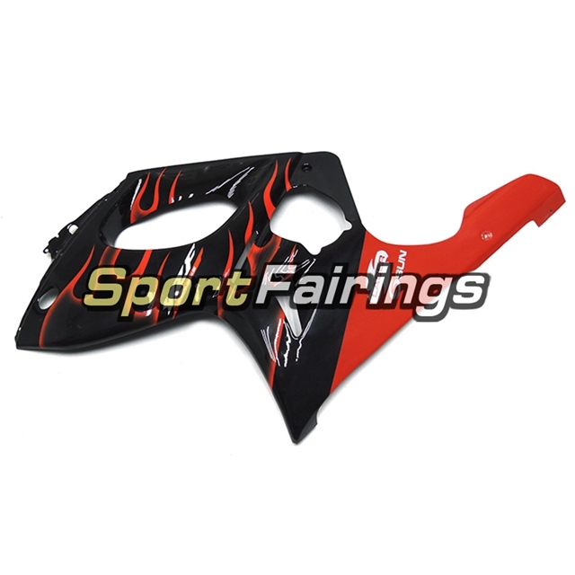 Fairing Kit Fit For Yamaha YZF600R Thundercat 1997 - 2007 - Black and Orange Flames