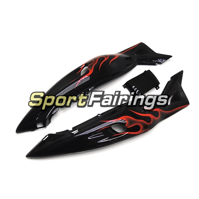 Fairing Kit Fit For Yamaha YZF600R Thundercat 1997 - 2007 - Black and Orange Flames