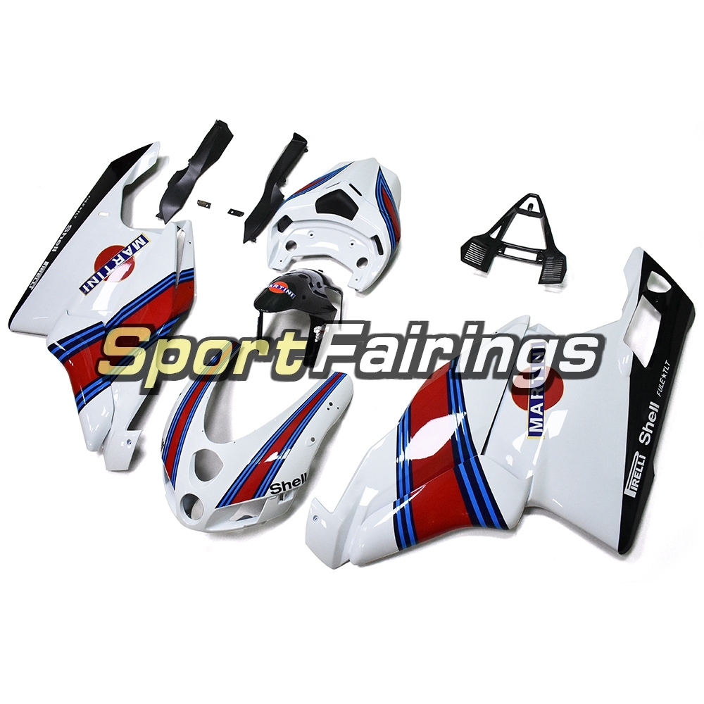 Full Fairing Kit Fit For Ducati 999/749 2005 - 2006 - Glossy White Red Blue