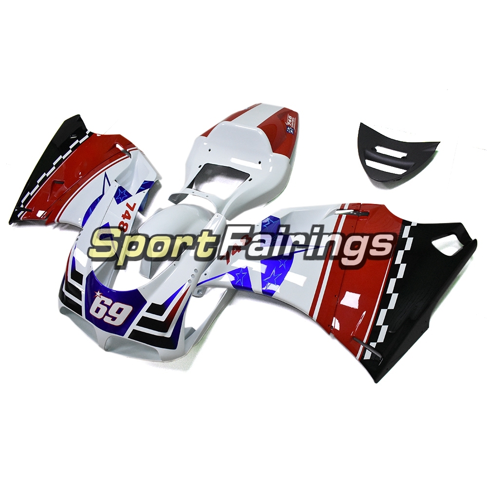 New Full Fairing Kit Fit For Ducati 996/748/916/998 Monoposto 1996 - 2002 - 96 Gloss Red Blue White Black