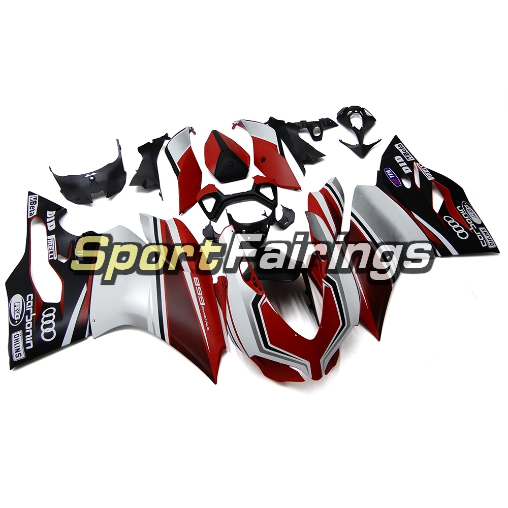 Sportbike Fairing Kit Fit For Dacati 899/1199 2012 - 2013 - Gloss Black Red