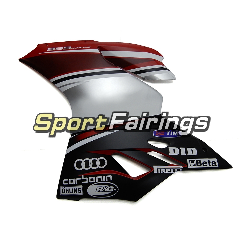 Sportbike Fairing Kit Fit For Dacati 899/1199 2012 - 2013 - Gloss Black Red