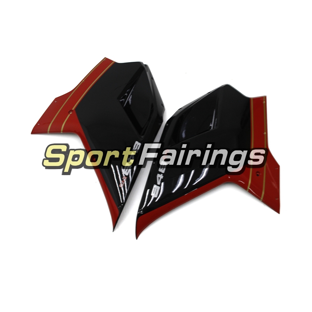 Motorcycle Fairing Kit Fit For Ducati 1098 1198 848 2007 - 2012 - Gloss Black Red
