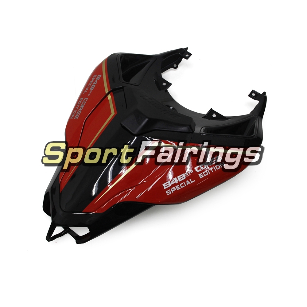 Motorcycle Fairing Kit Fit For Ducati 1098 1198 848 2007 - 2012 - Gloss Black Red