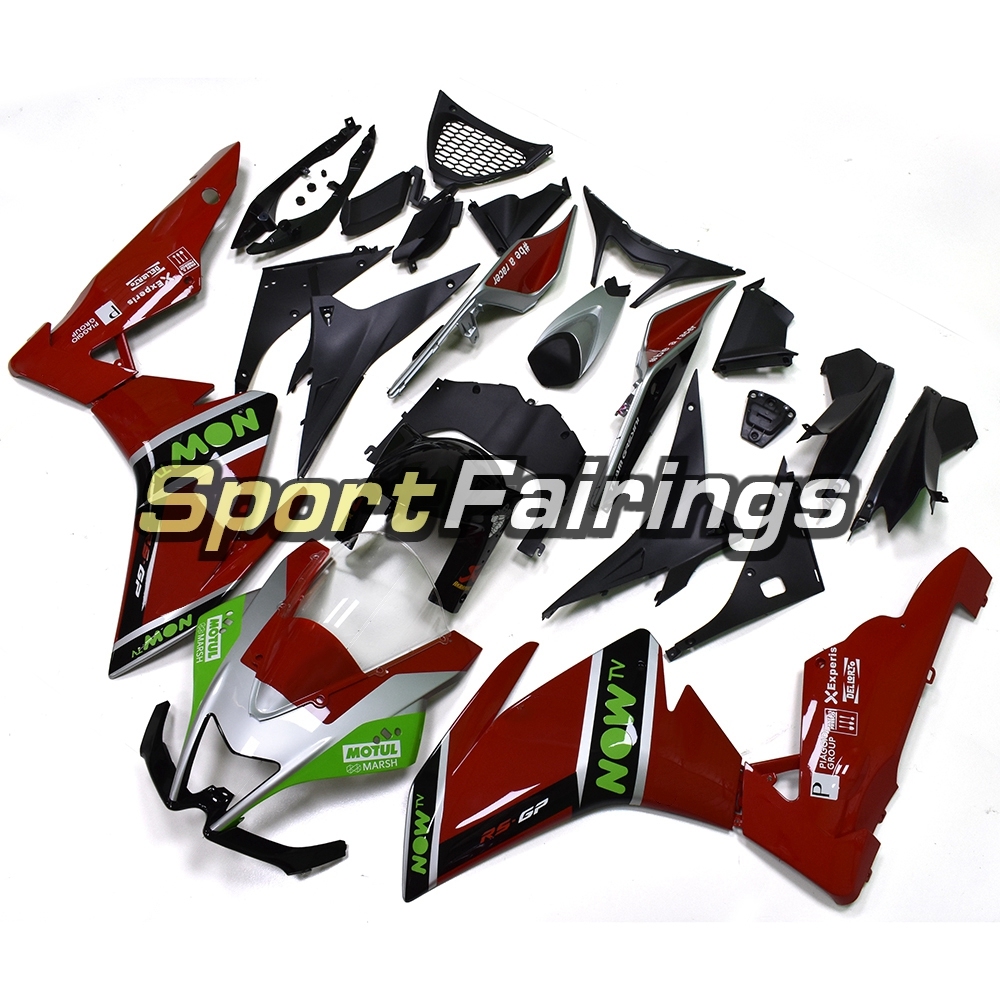 Full Fairing Kit Fit For Aprilia RSV4 1000 2010 - 2015 - Red Black Green Edition