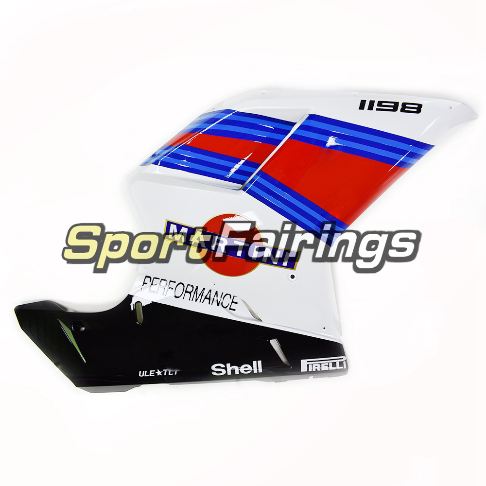 Full Fairing Kit Fit For Ducati 1098 1198 848 2007 - 2012 - White Red Blue