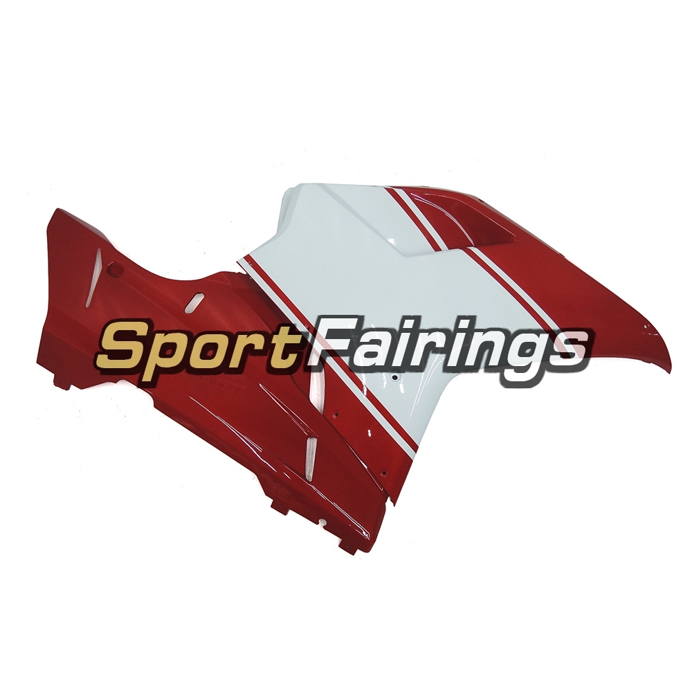 Complete Fairing Kit Fit For Ducati 1098 1198 848 2007 - 2012 - Glossy White Red