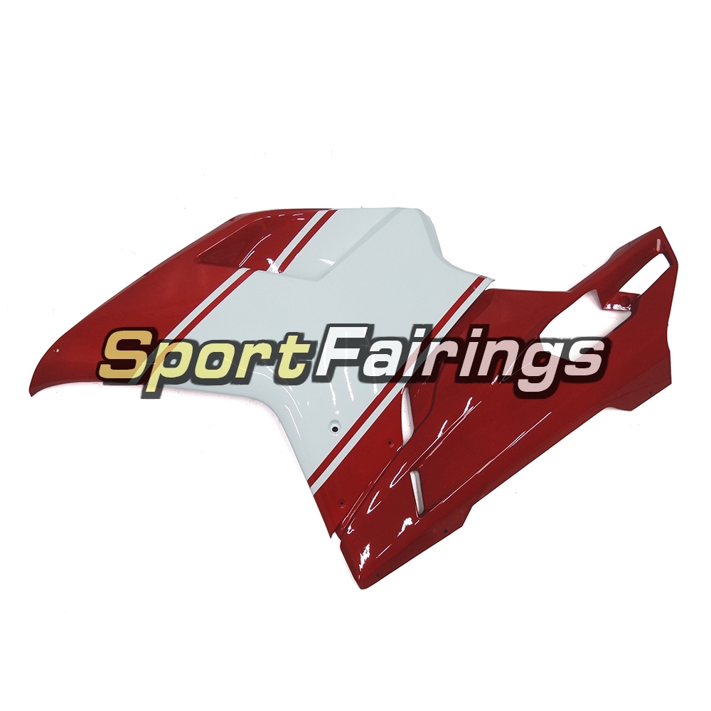 Complete Fairing Kit Fit For Ducati 1098 1198 848 2007 - 2012 - Glossy White Red