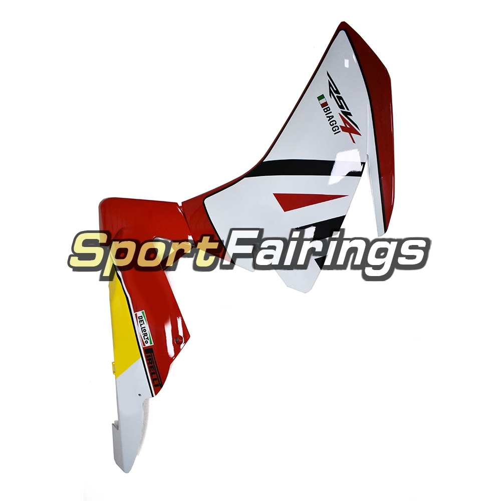 Complete Fairing Kit Fit For Aprilia RSV4 1000 2010 - 2015 - White Red Yellow