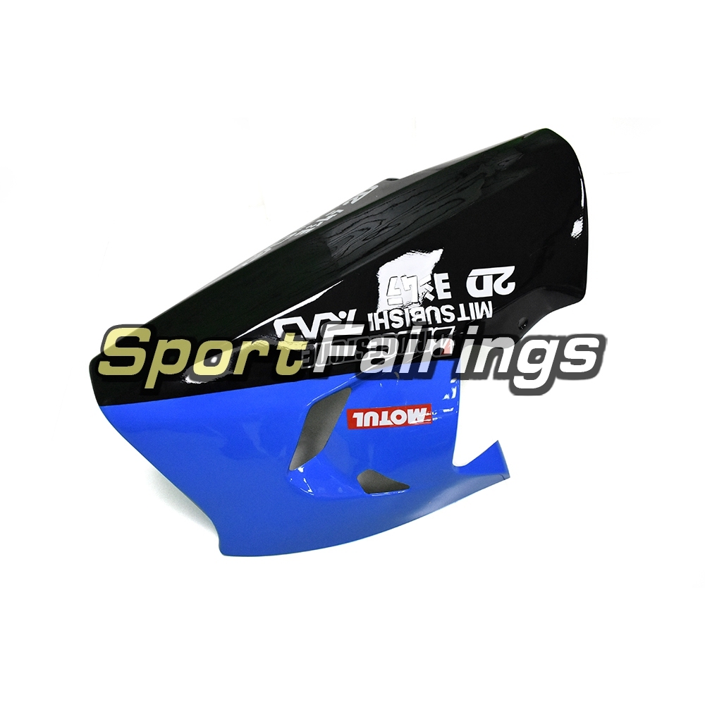 Racing Fiberglass Fairing Kit Fit For Suzuki GSXR600 750 2004 - 2005 - Blue Black