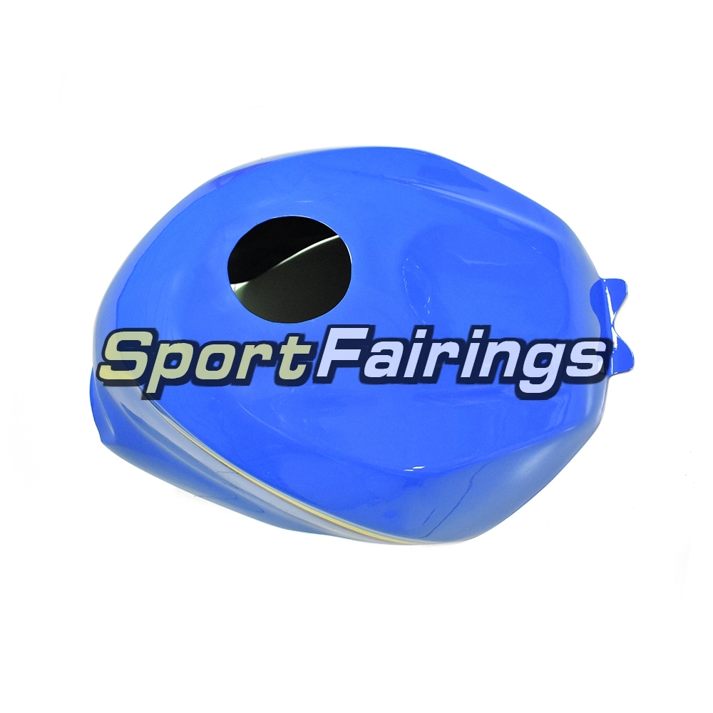 Racing Fiberglass Fairing Kit Fit For Suzuki GSXR600 750 2004 - 2005 - Blue Black