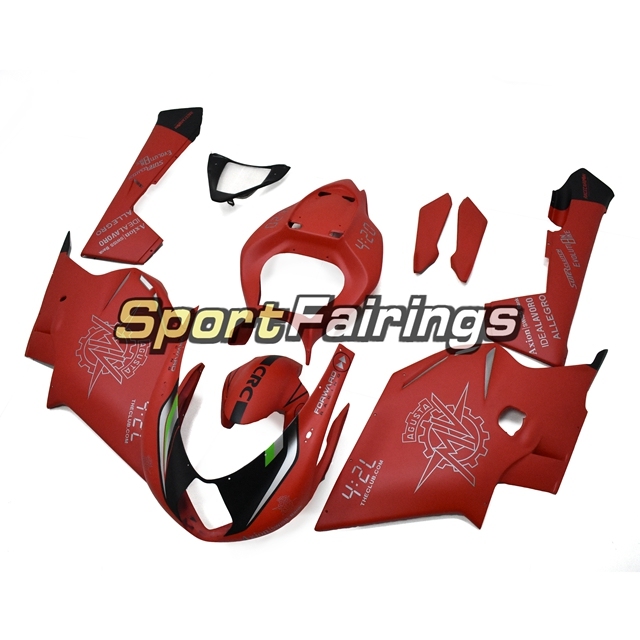 Fairing Kit Fit For MV Agusta F4 750 1000 2000 - 2009 - Matte Red Black
