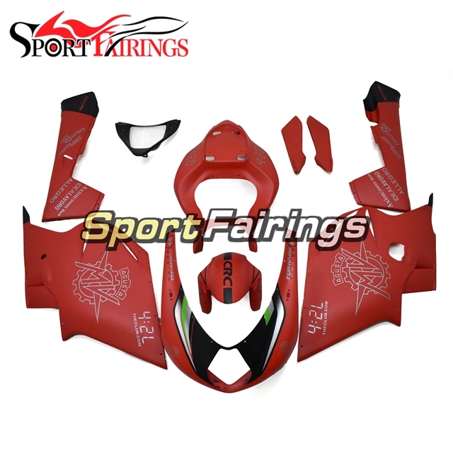 Fairing Kit Fit For MV Agusta F4 750 1000 2000 - 2009 - Matte Red Black