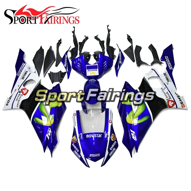 Fairing Kit Fit For Yamaha YZF R6 2017 - Blue White