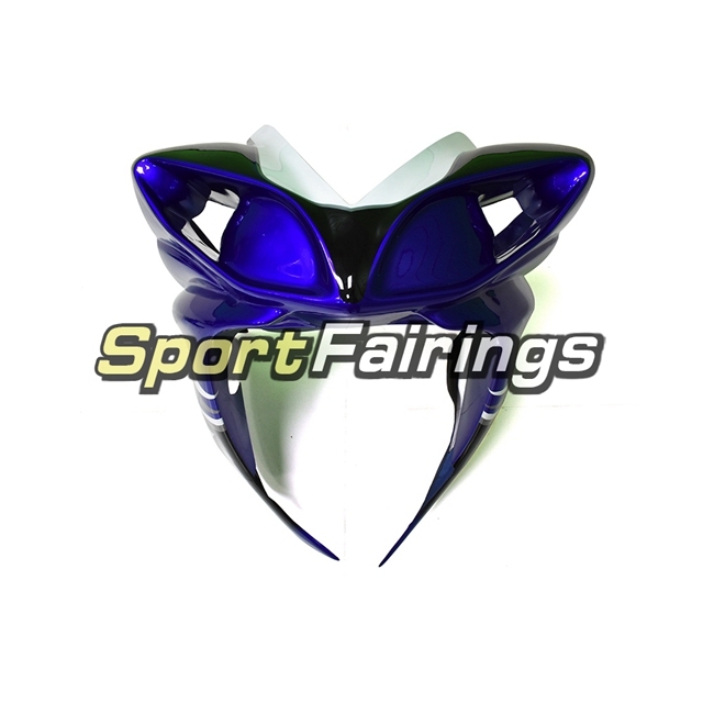 Fiberglass Racing Fairing Kit Fit For Yamaha YZF R1 2009 - 2011 - White Blue