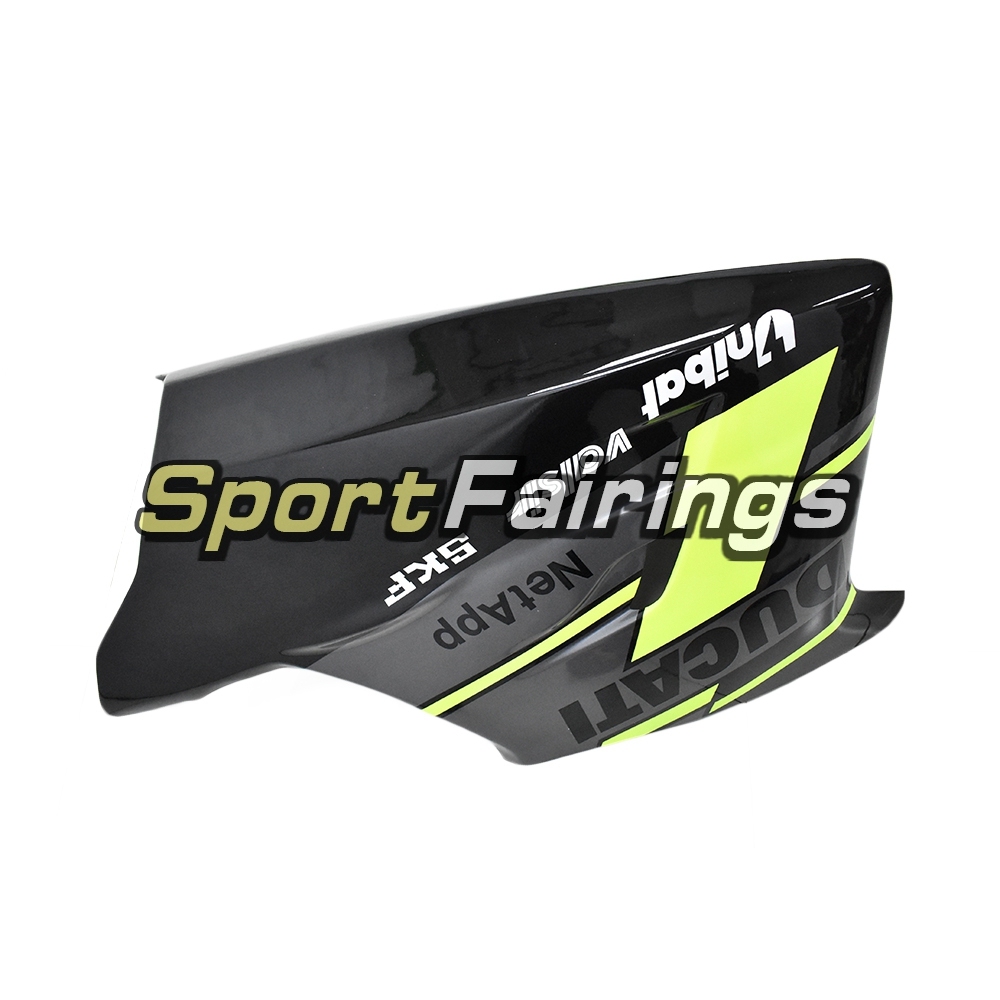 Firberglass Racing Fairings Fit For Dacati 1098/848/1198 2007 - 2012 - Glossy Black Fluorescent Yello