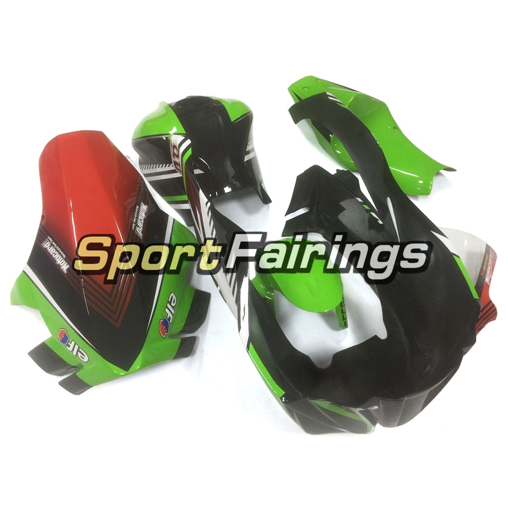 New Fiberglass Racing Fairings Kit Fit For Kawasaki ZX10R 2011 - 2015 - Glossy Green Black Red elf