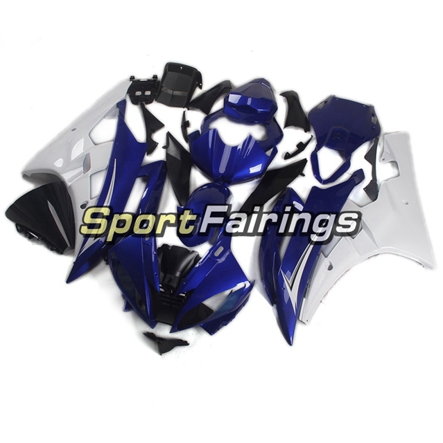 Fairing Kit Fit For Yamaha YZF R6 2006 2007 -White and Blue