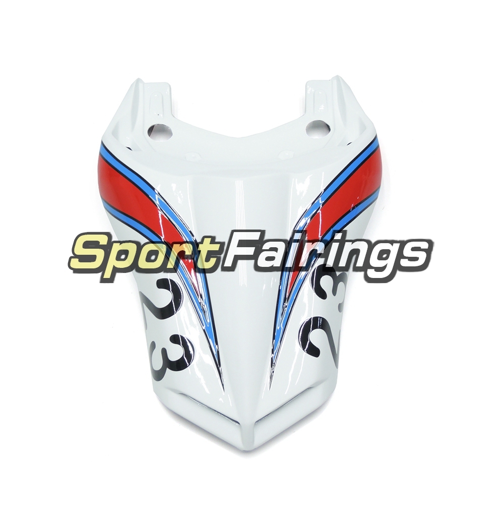 Firberglass Racing Fairing Kit Fit For Dacati 999 749 2005-2011 - Glossy White Red Blue