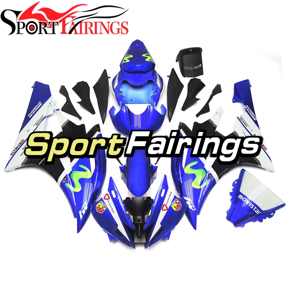 Fairing Kit Fit For Yamaha YZF R6 2006 2007 - Movistar Blue