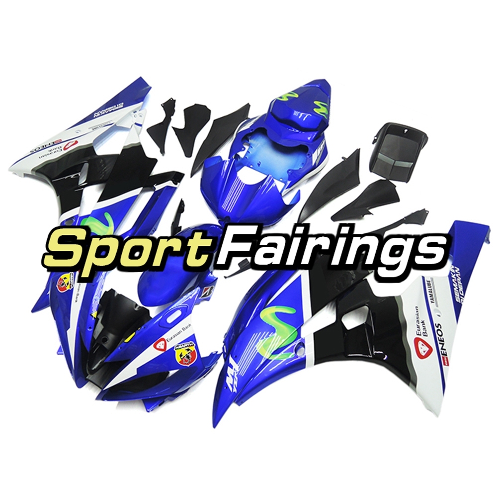 Fairing Kit Fit For Yamaha YZF R6 2006 2007 - Movistar Blue