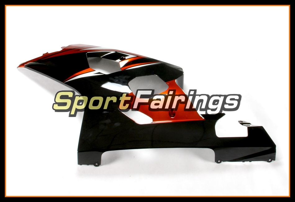 Racing Fairing Kit Fit For Suzuki GSXR600 750 2004 - 2005 - Orange and Black