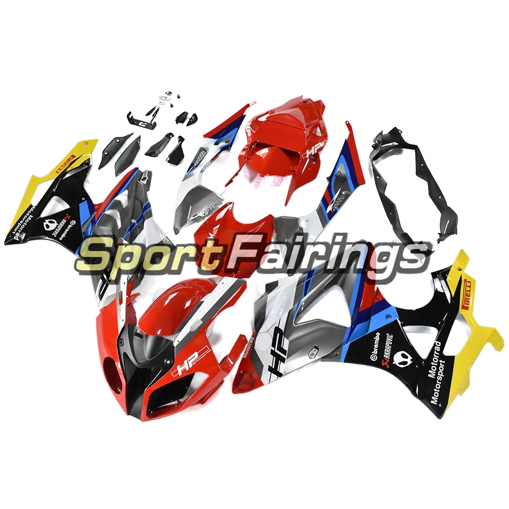Fairing Kit Fit For BMW S1000RR 2011 - 2014 - White Red Grey and Yellow
