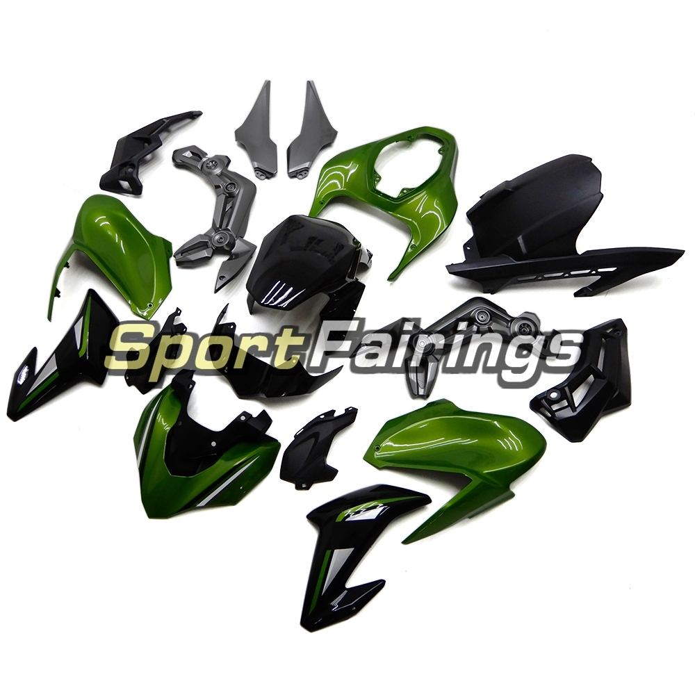 Motorcycle Fairing Kit Fit For Kawasaki Z900 2017 - 2018 - Green Black Grey