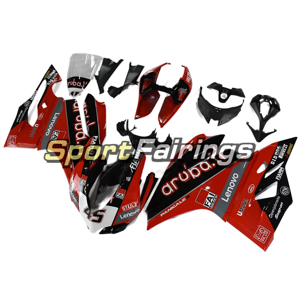 Full ABS Fairing Kit Fit For Dacati 899/1199 2012 - 2013 - Gloss Red Black White