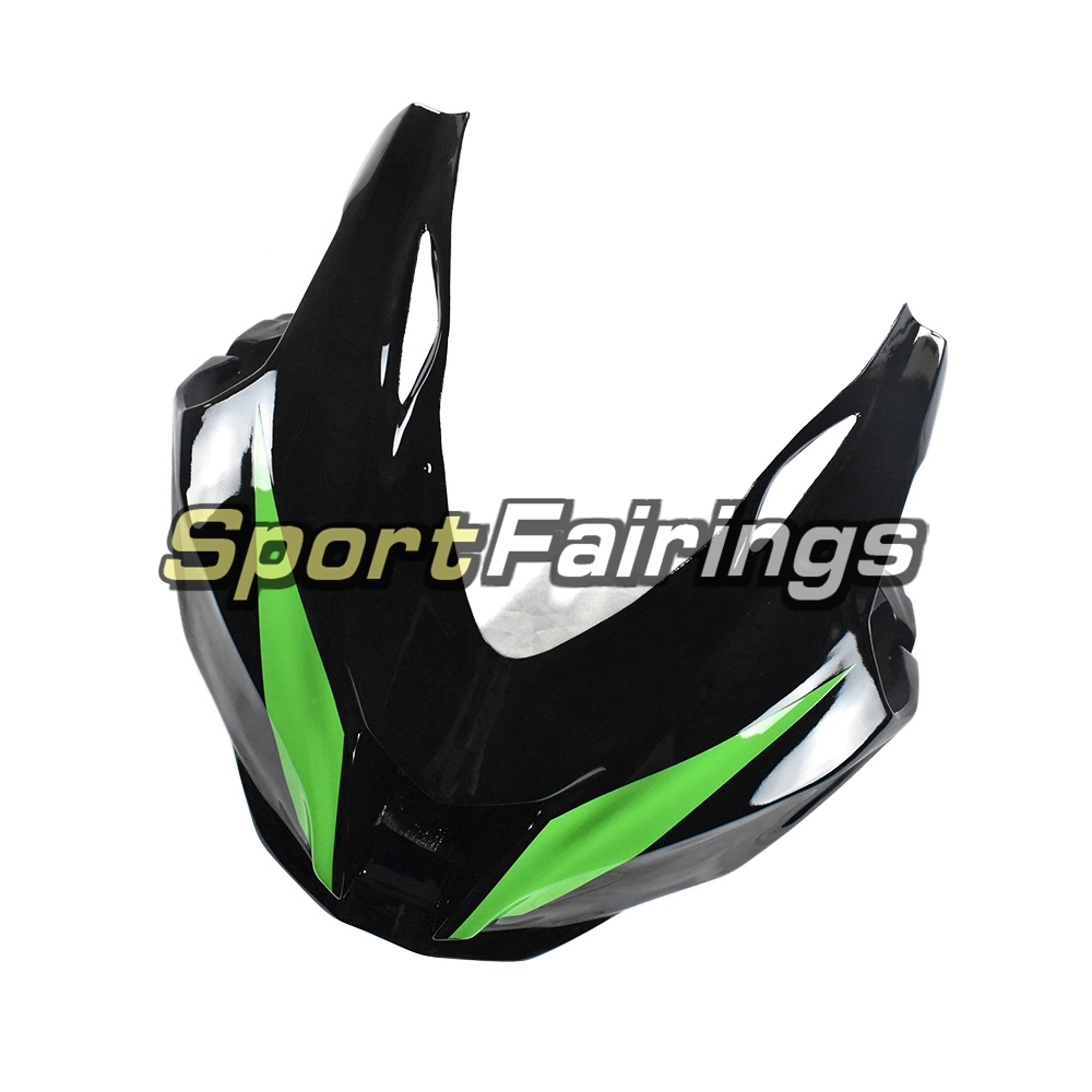 Full Fiberglass Racing Fairing Kit Fit For Kawasaki ZX10R 2016-2018 - Gloss Green Black