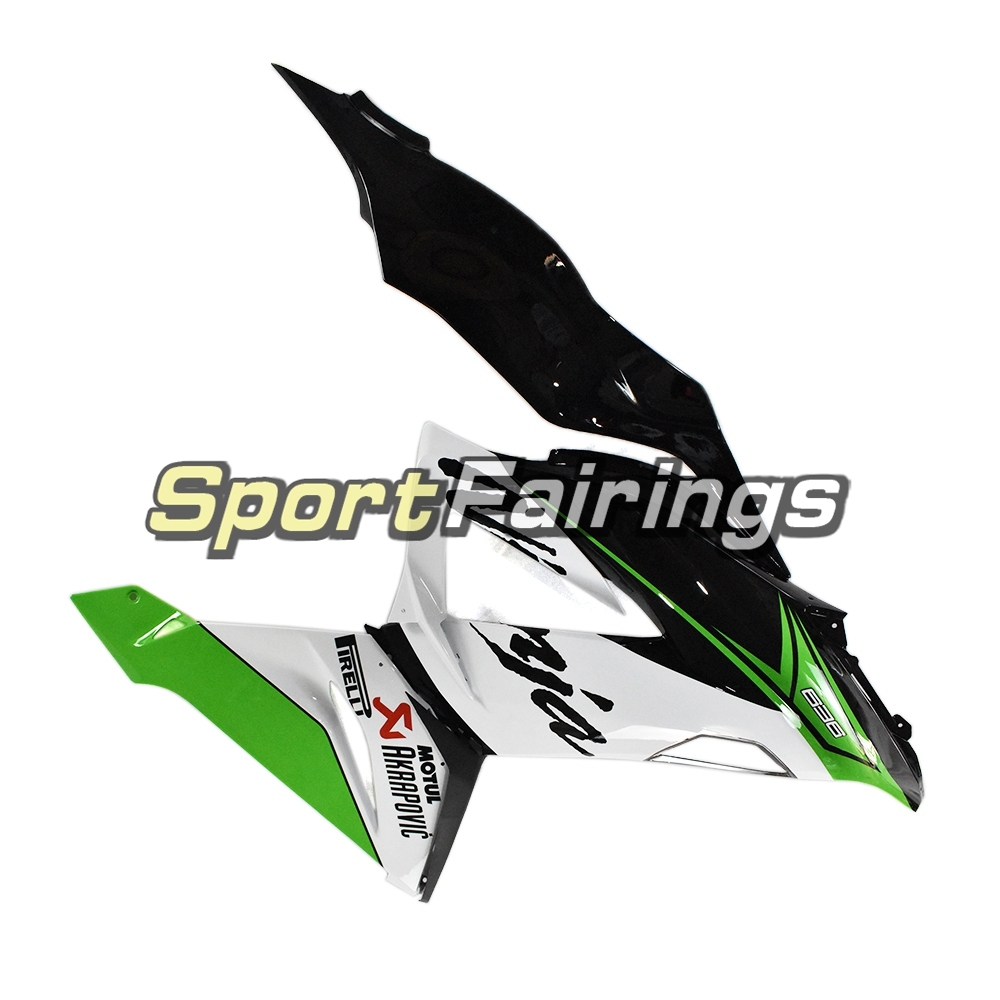 Motorcycle Fairing Kit Fit For Kawasaki ZX-6R 2013 - 2017 - Green Black White