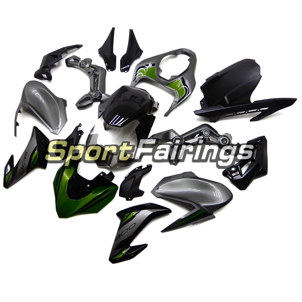 Motorbike Fairing Kit Fit For Kawasaki Z900 2017 - 2018 - Glossy Grey Black Green