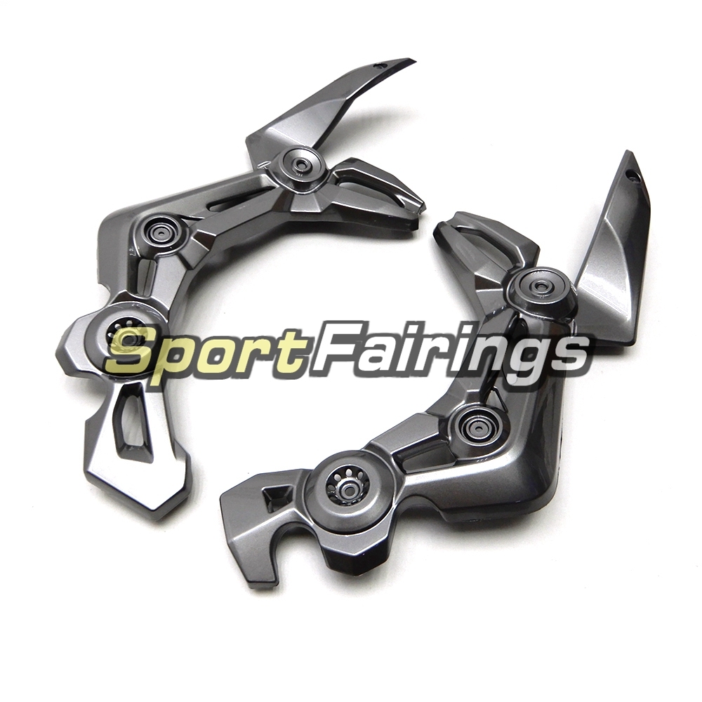 Full Fairing Kit Fit For Kawasaki Z900 2017 - 2018 - Gloss Black Silver
