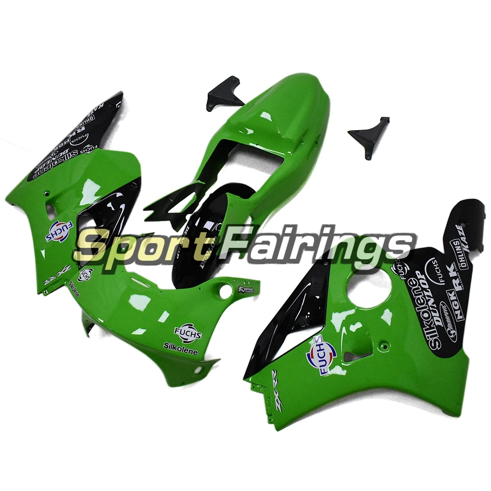 Full ABS Fairing Kit Fit For Kawasaki ZXR400  - Gloss Green Black